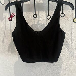 NWOT size medium black ribbed short tank